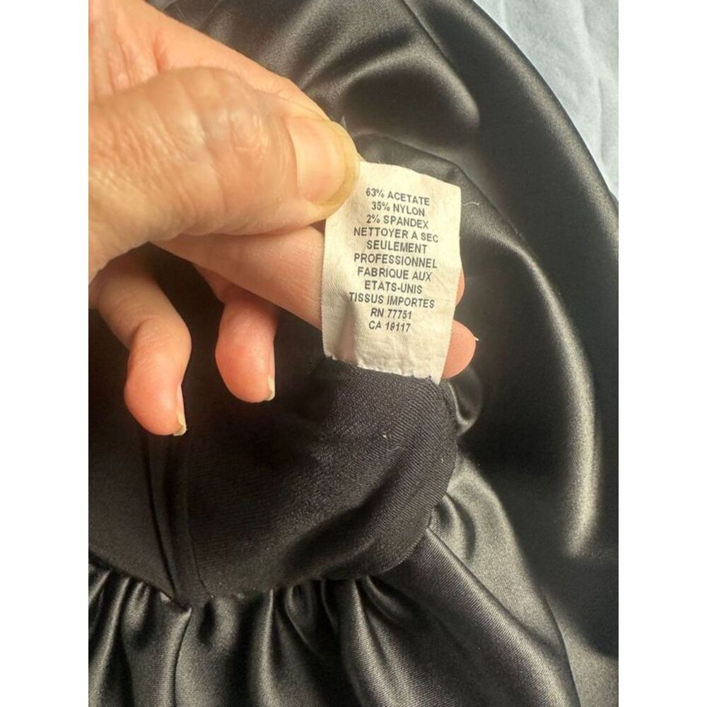 Betsey Johnson Zip Front Peplum Satin Corset Top Size 0 zipper pull missing - Picture 8 of 9